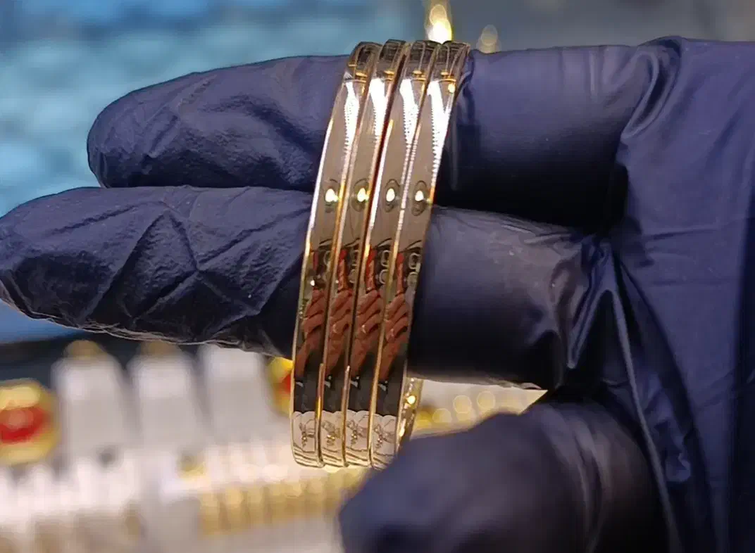 النگو آینه ای بدون اجرت به همراه فاکتور رسمی|جواهرات|قزوین, |دیوار