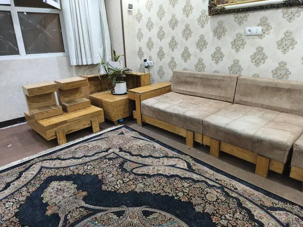 مبلمان هفت نفره کلاسیک|مبلمان خانگی و میز عسلی|شیراز, تحویلی|دیوار