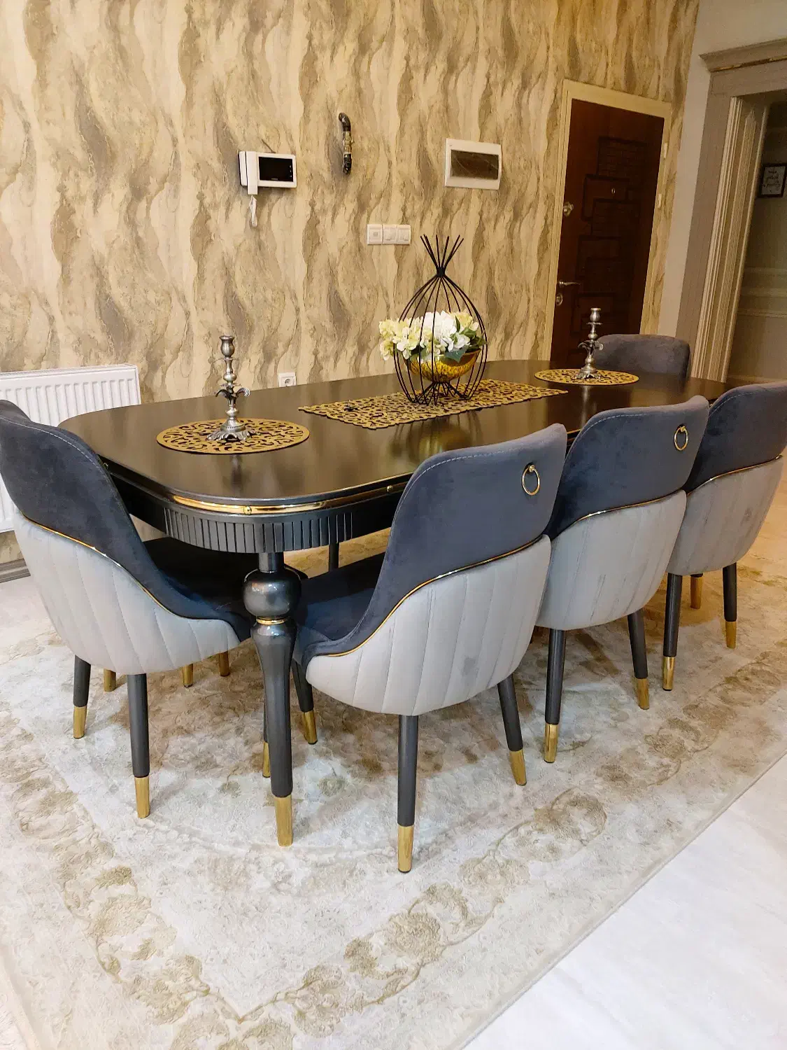 میز و صندلی ۸نفره|میز و صندلی غذاخوری|قم, سالاریه|دیوار