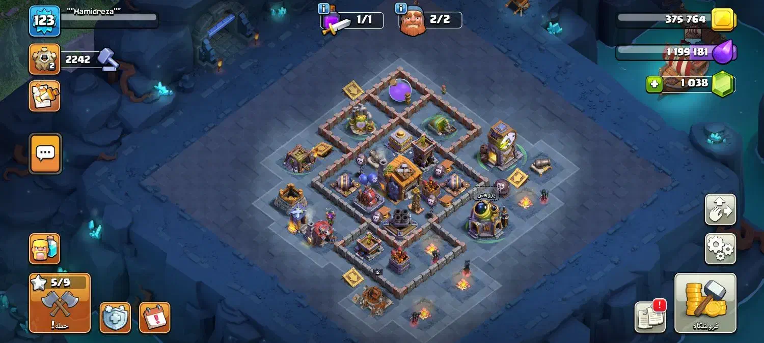 کلش اف کلنز تان هال 12 مکس|کنسول، بازی ویدئویی و آنلاین|شاهین دژ, |دیوار