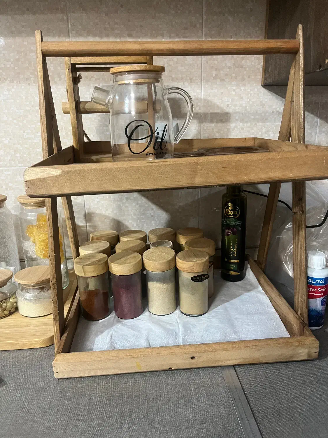 جا ادویه وروغن ریز جادستمال|ظروف سرو و پذیرایی|قم, باجک دو|دیوار