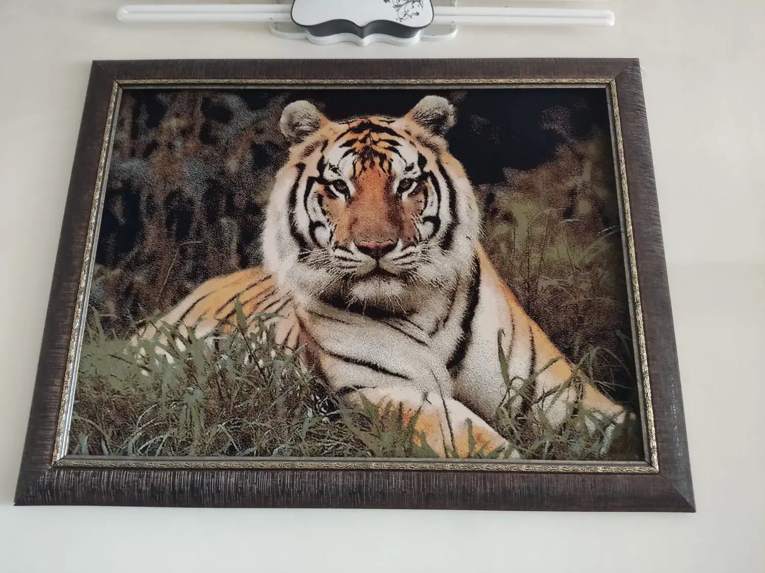 تابلو فرش ببر|تابلو فرش|ری, اقدسیه|دیوار