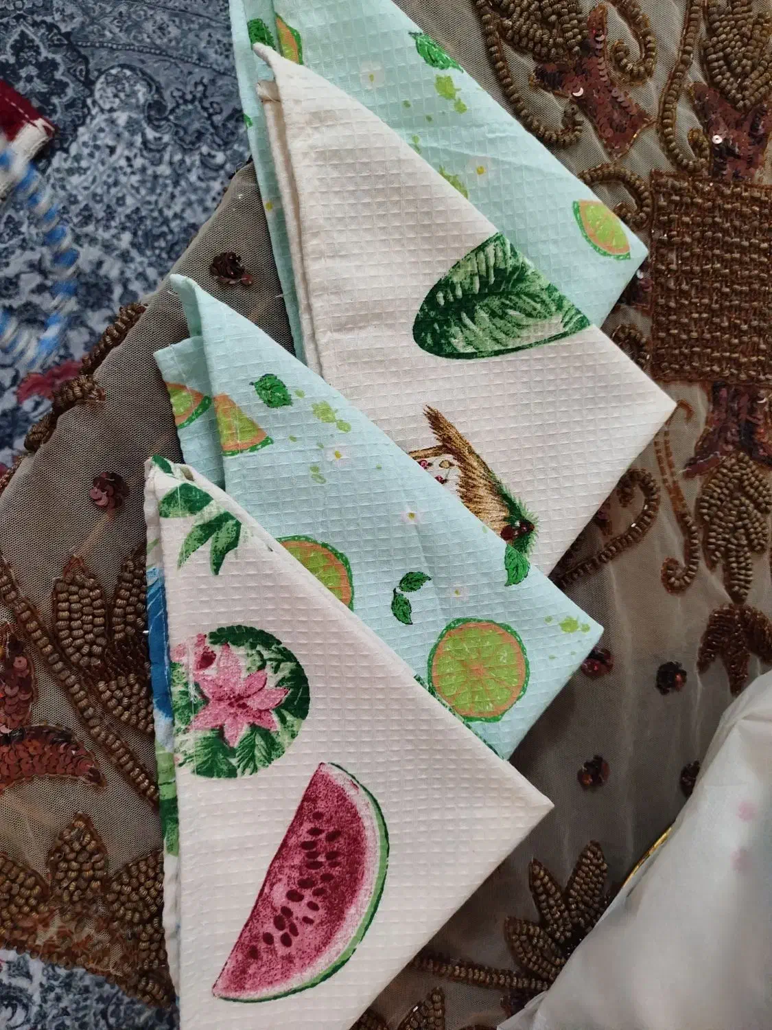 دستمال اشپزخانه ۳تایی|سفره، حوله، دستمال آشپزخانه|اردبیل, |دیوار