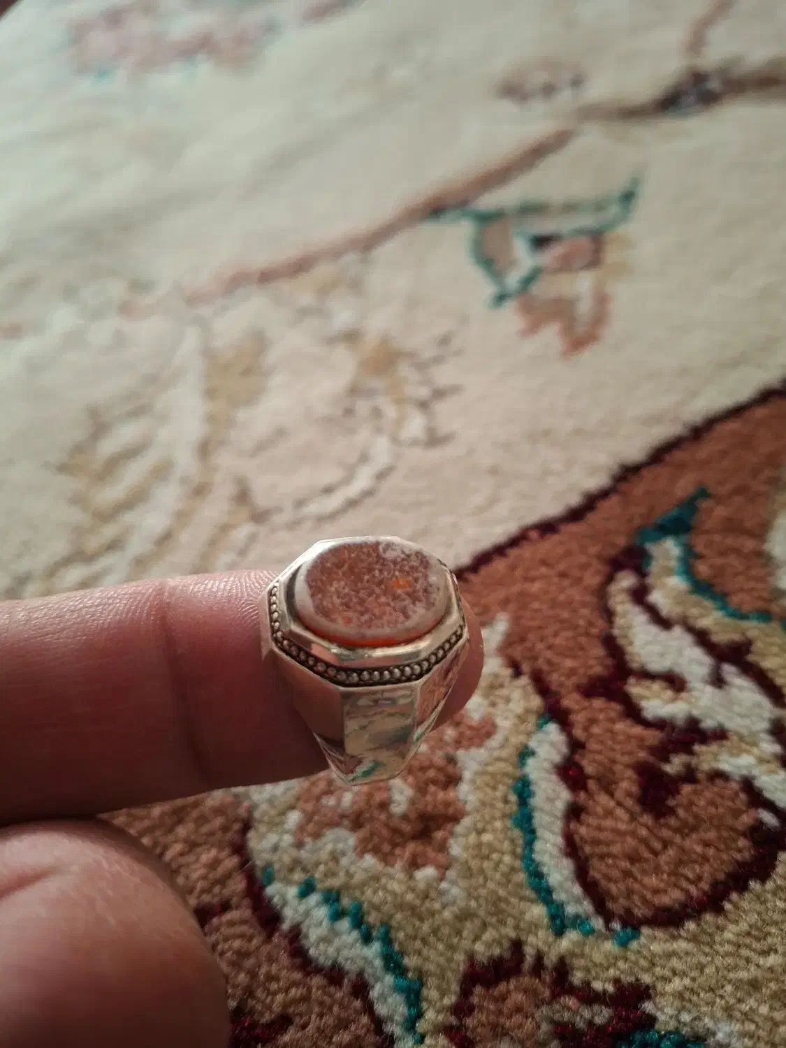 انگشتر عقیق یمنی زیر زبانی|جواهرات|کرمانشاه, |دیوار