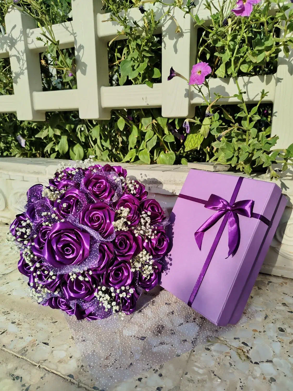 گل های روبانی،بوکت پروانه، باکس، دسته گل،سورپرایزی|گل مصنوعی|بندرعباس, |دیوار