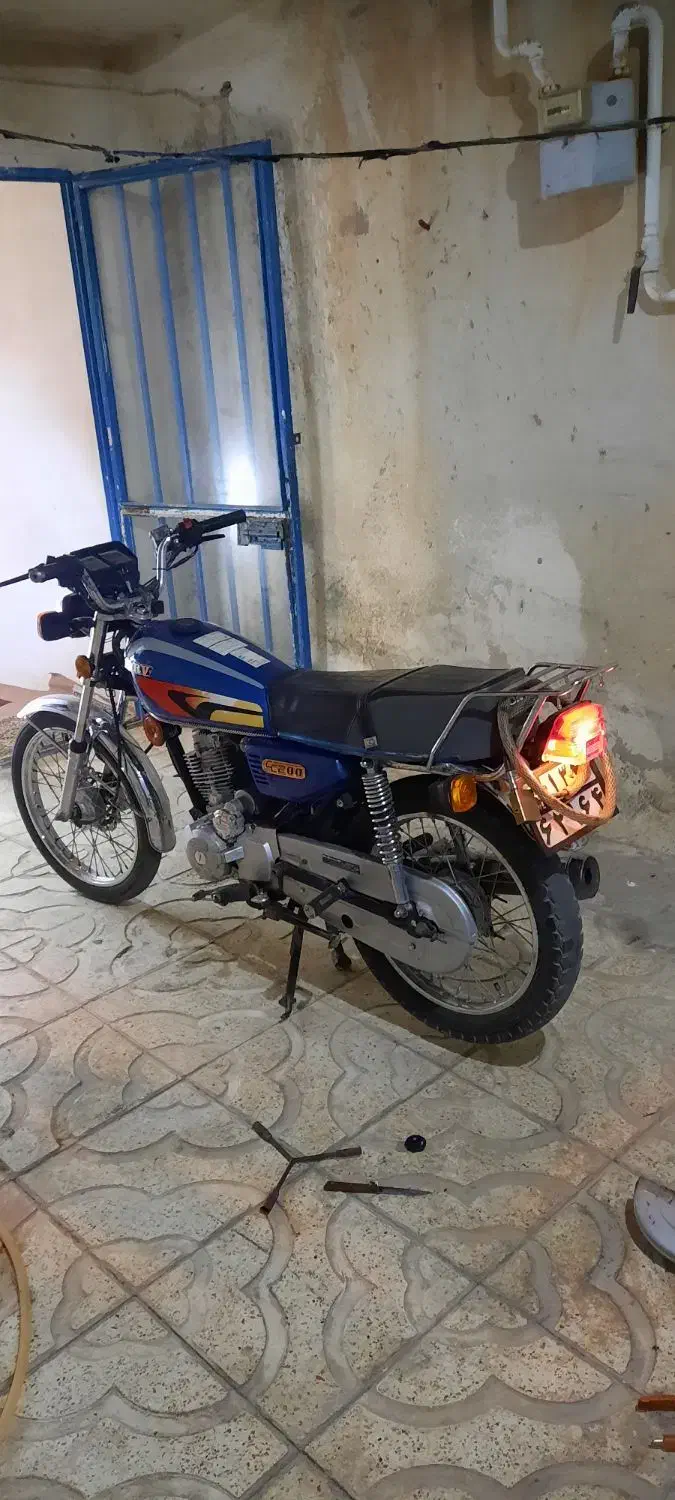 هندا 200احسان مدل 95پلاک ملی  مزایده|موتورسیکلت|زاویه, |دیوار