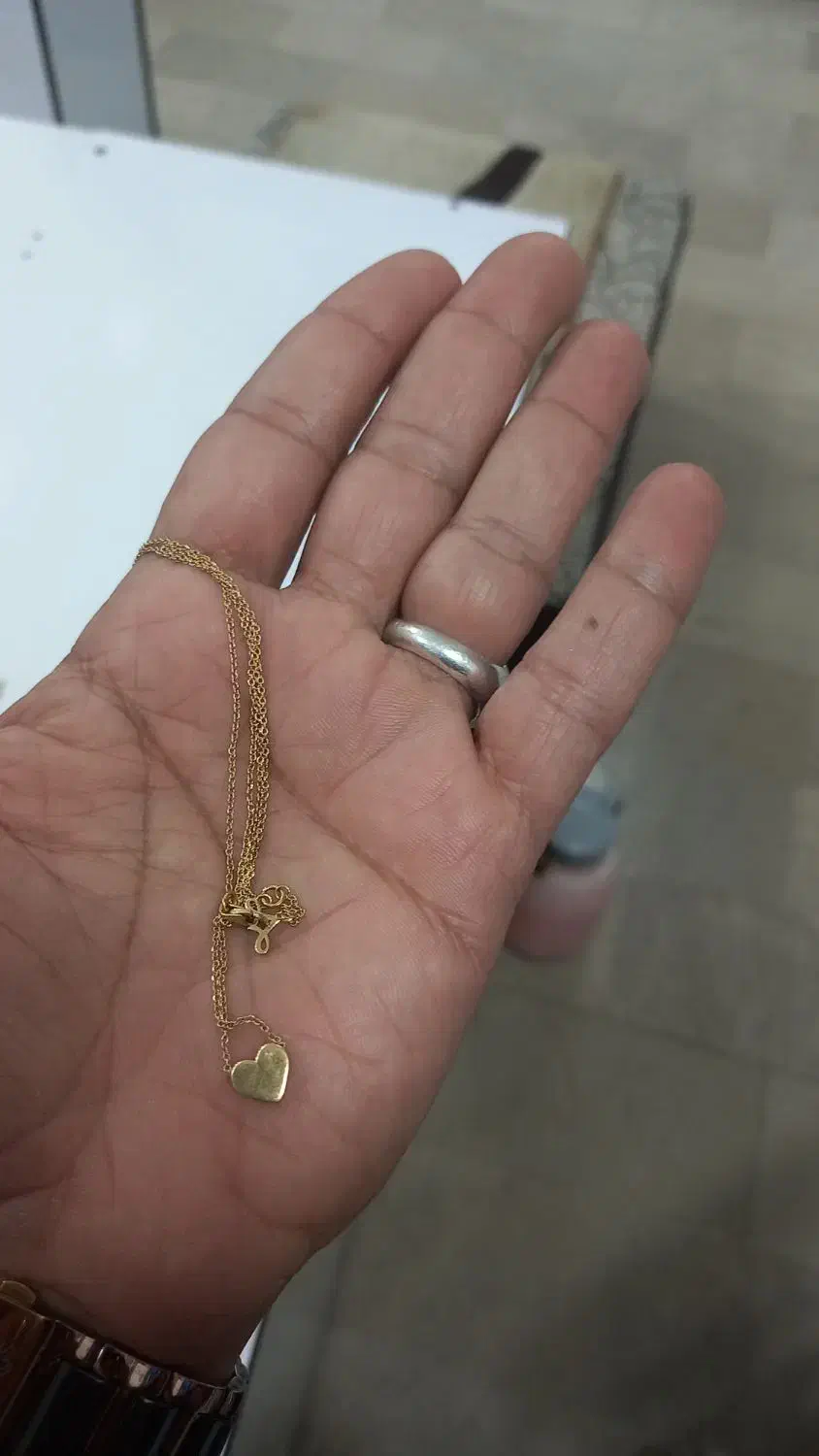 زنجیر قلبی|جواهرات|خرم‌آباد, |دیوار