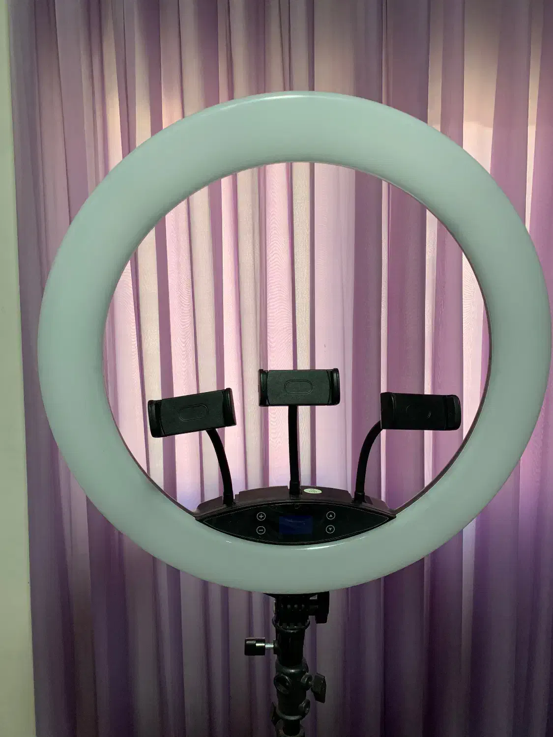 رینگ‌لایت حرفه ای جماری و سه پایه حرفه ای پاناسال|دوربین عکاسی و فیلم‌برداری|گنبد کاووس, |دیوار