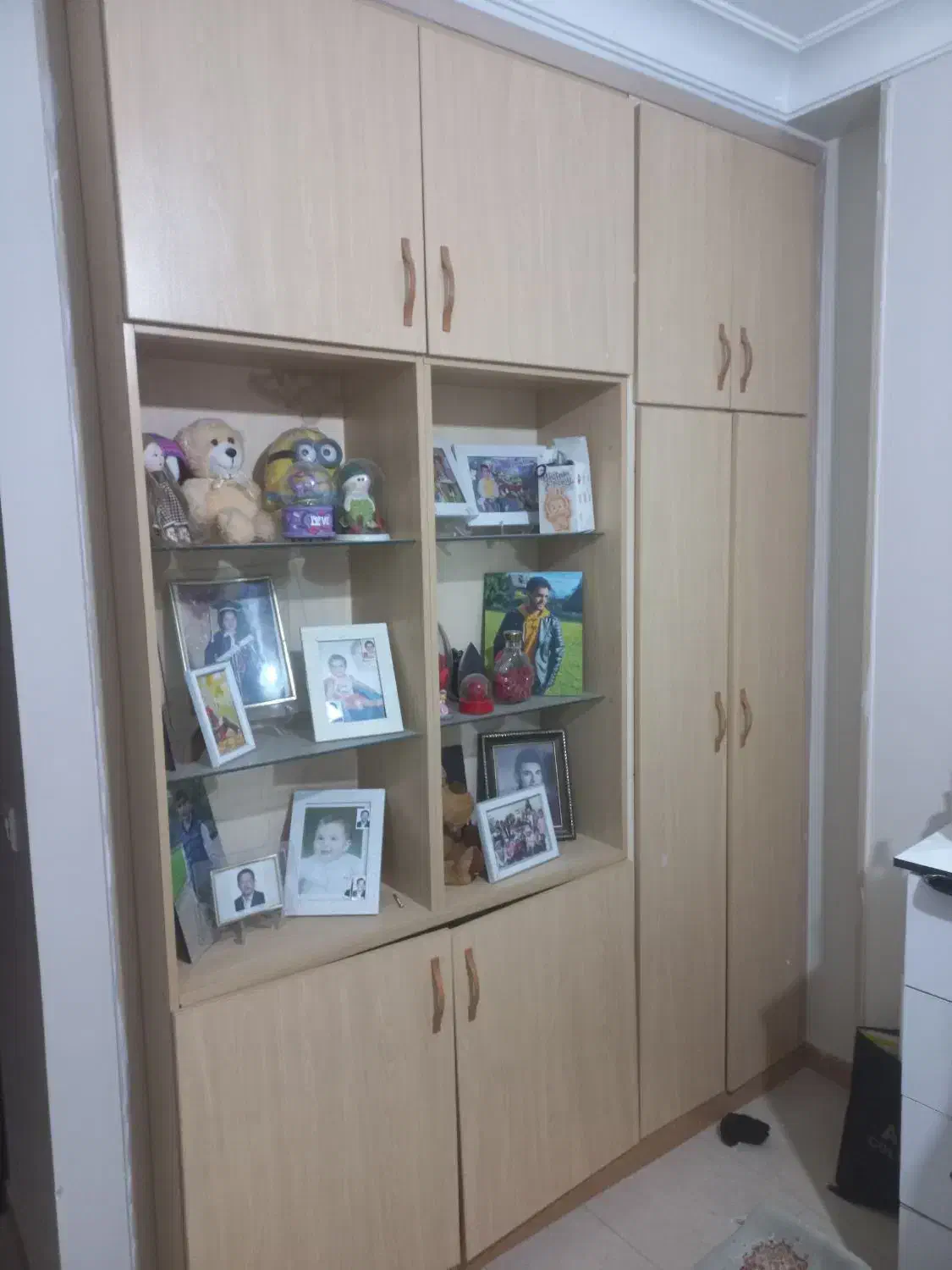 کتابخانه و کمد|کتابخانه، شلف، قفسههای دیواری|اصفهان, بیدآباد|دیوار