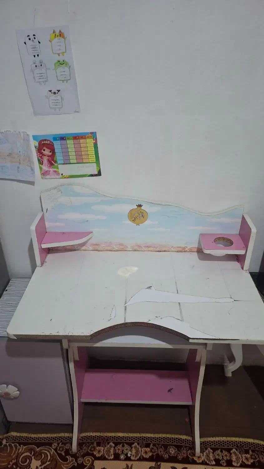 میزتحریرسالم ۲۷۰ هزار|میز تحریر و کامپیوتر|مشهد, کوی المهدی|دیوار