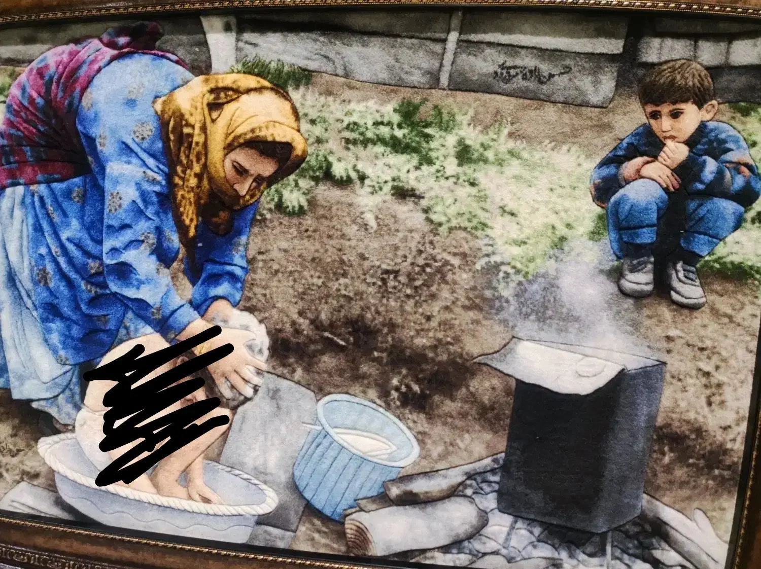 تابلو فرش دست بافت|تابلو فرش|تهران, شهرک استقلال|دیوار