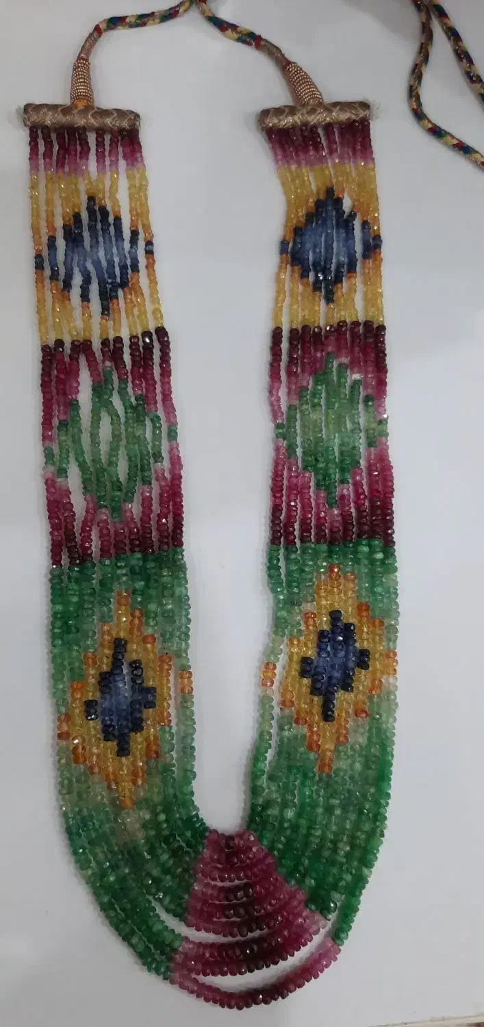 گردنبند رشته سنگ های اصل درجه یک|جواهرات|همدان, |دیوار