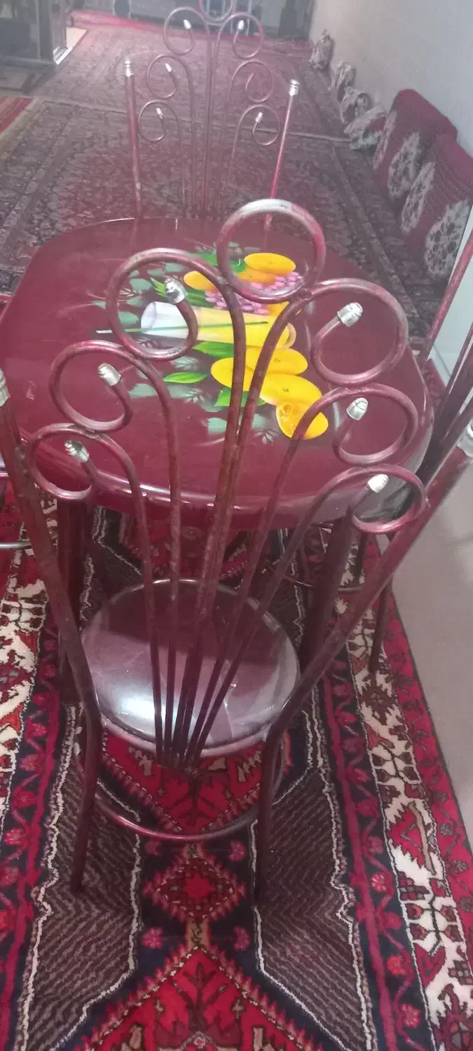 ناهارخوری ۴ نفره فرفورژه|میز و صندلی غذاخوری|گلستان (تهران), |دیوار