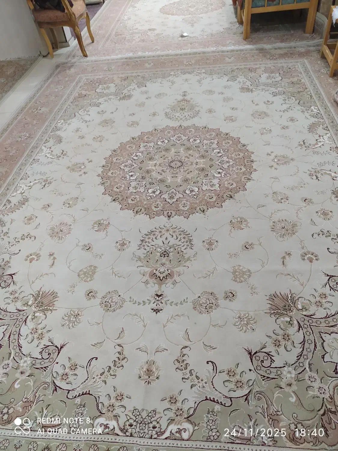 فرش ۱۲متری|فرش|کاشان, سلطان امیر احمد|دیوار