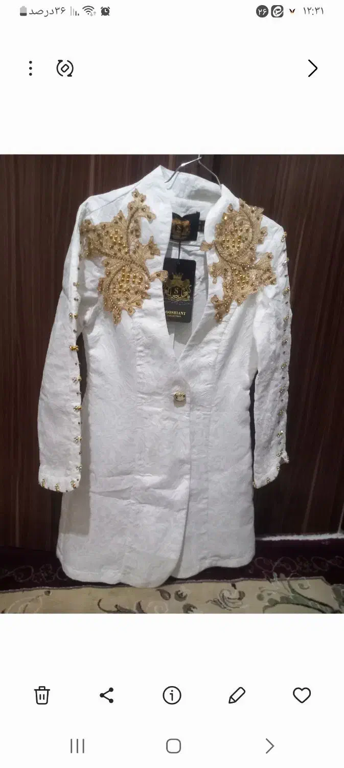 مانتو مجلسی نونو سایز ۳۸|لباس|برخوار, |دیوار