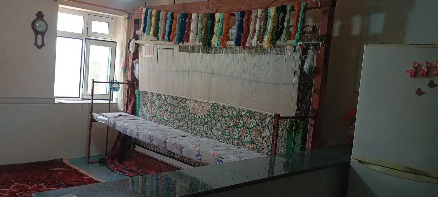 فرش دستباف ابریشم|فرش|زنجان, |دیوار