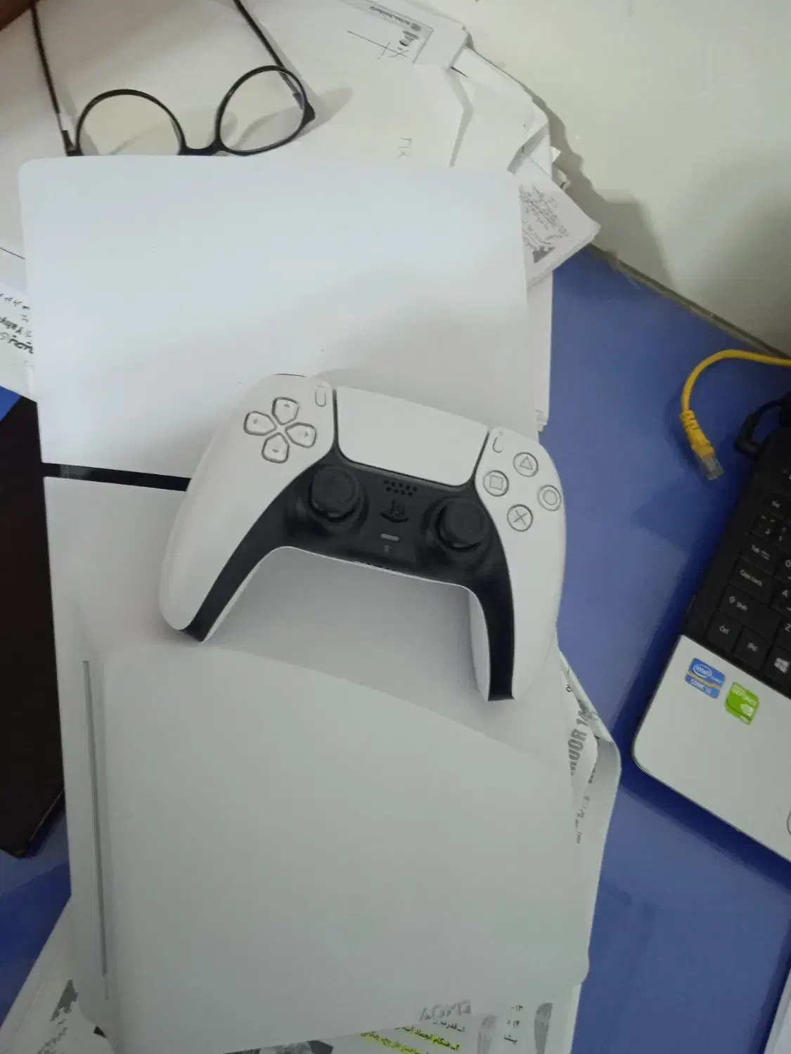 فروش PS5 Slim دیسک خور یک ترا در حد نو|کنسول، بازی ویدئویی و آنلاین|بوئین زهرا, |دیوار