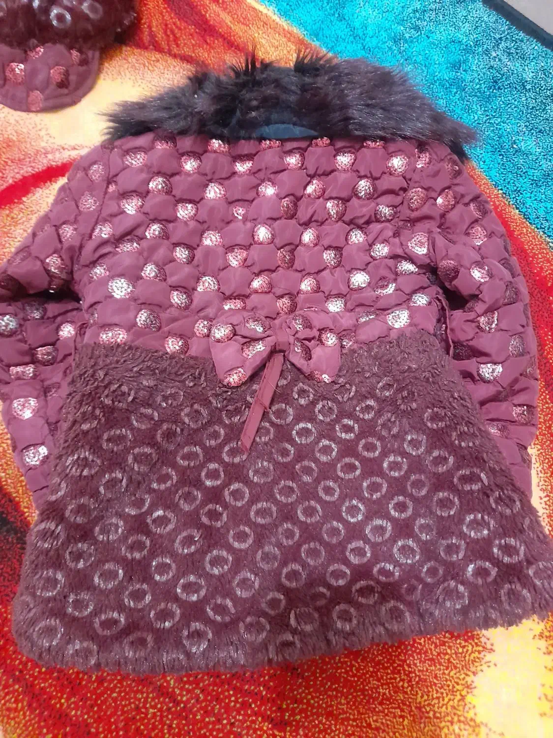 کاپشن دخترانه|کفش و لباس بچه|آزادشهر, |دیوار