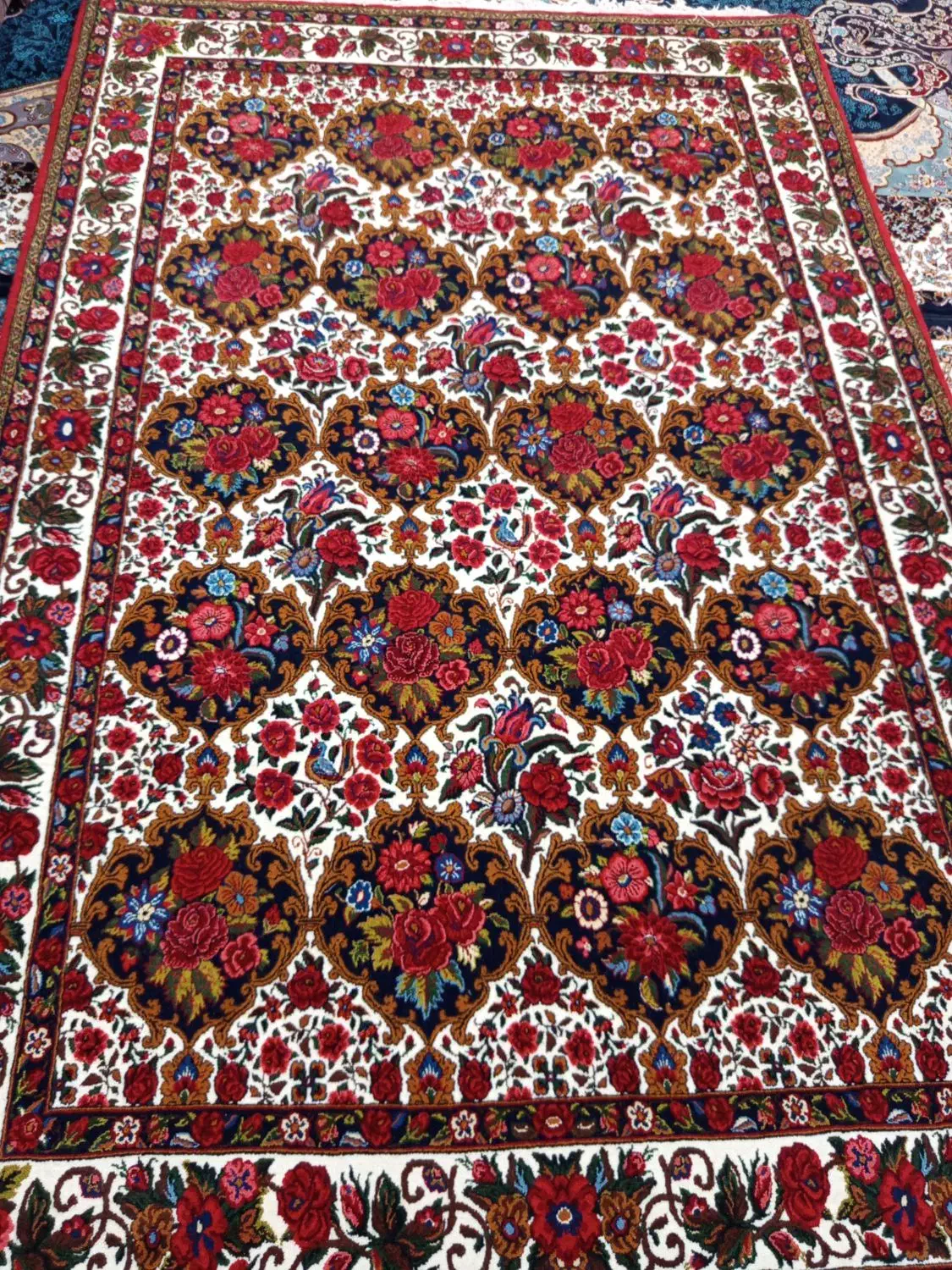 فرش دستبافت درجه یک(قاب شیدا)|فرش|شهرکرد, |دیوار