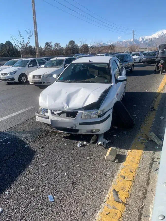 سمند تصادفی موتور گیج وسط|خودرو سواری و وانت|تهران, استخر|دیوار