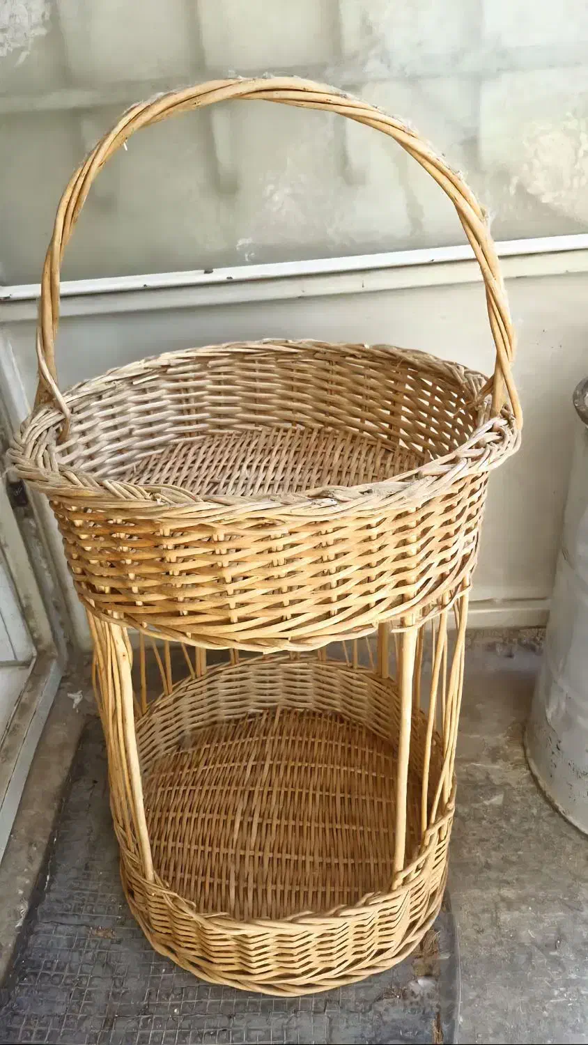 فروش ست ۵ عددی سبد حصیری دستسازه طبیعی وکاربردی|صنایع دستی و سایر لوازم تزئینی|اصفهان, رحیمآباد|دیوار