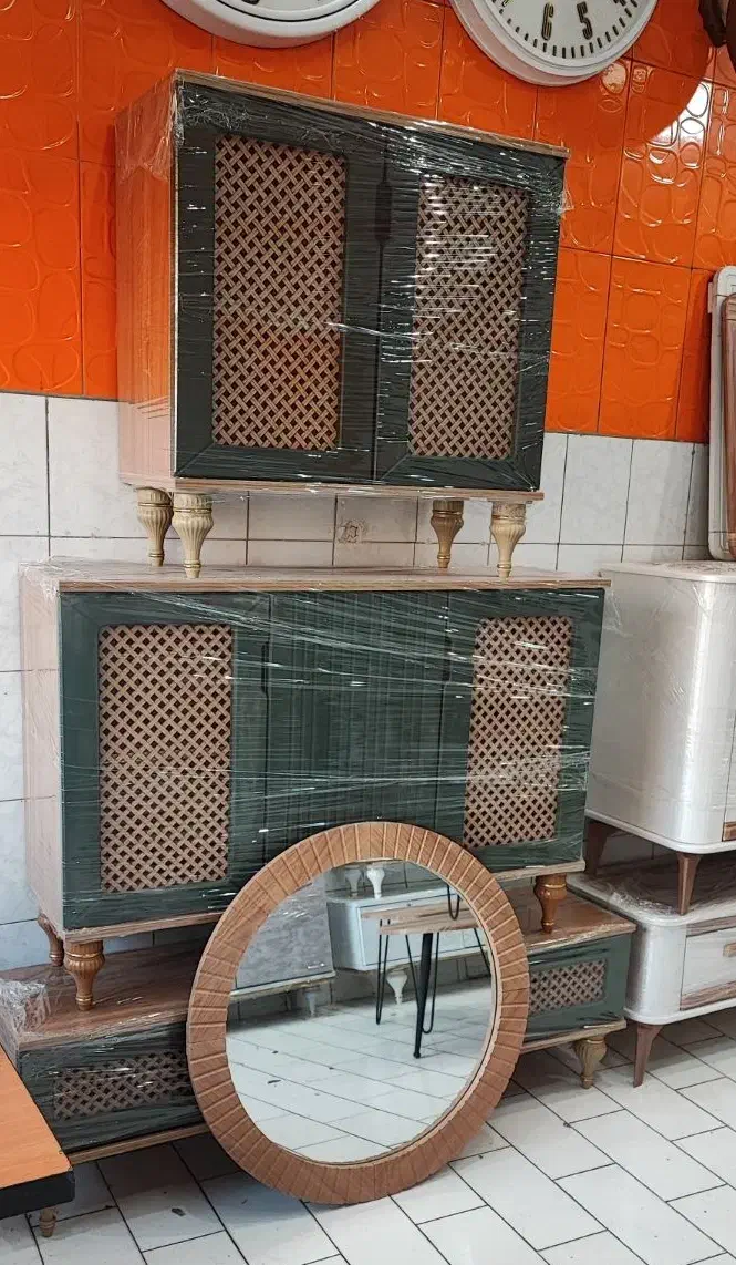 ست میز تلویزیون، کنسول و جاکفشی حصیری|بوفه، ویترین، کنسول|کرج, اسلامآباد|دیوار