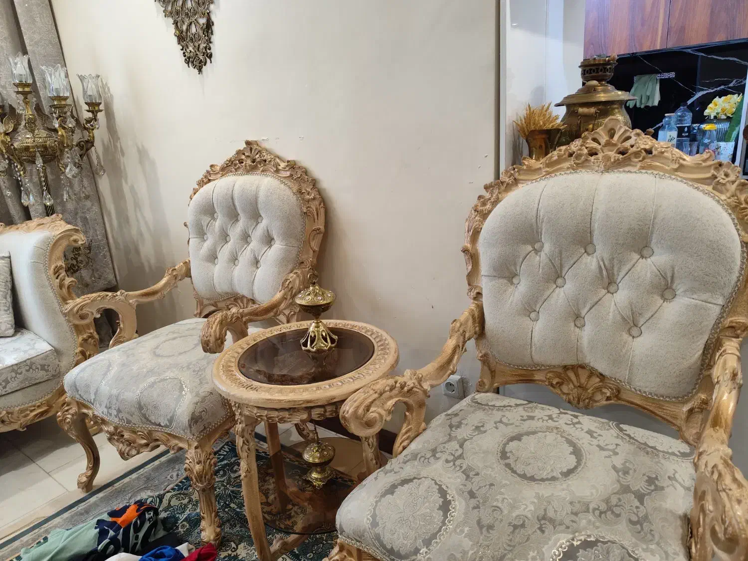 مبل سلطنتی|مبلمان خانگی و میز عسلی|پردیس, فاز ۱۱|دیوار