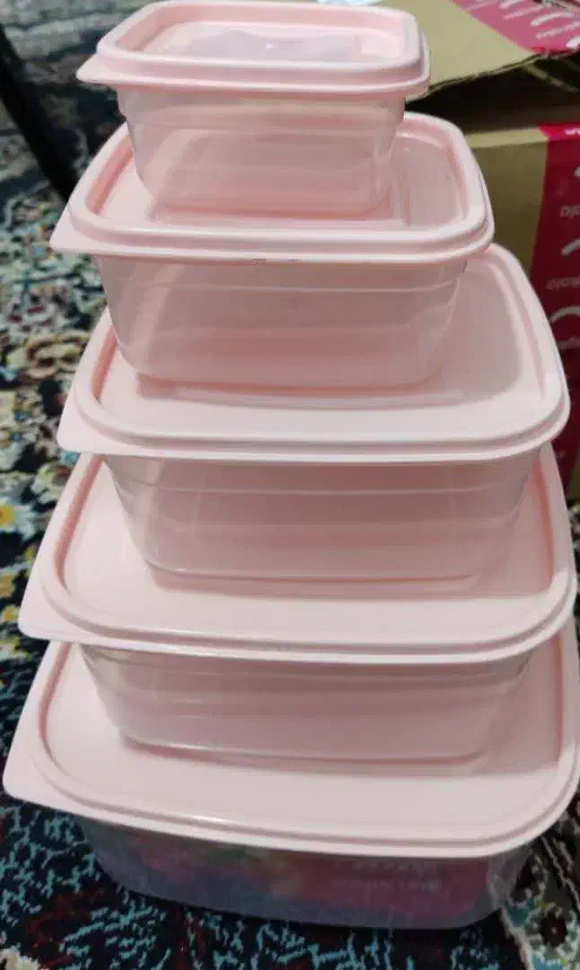 ظروف پنج تیکه|ظروف نگهدارنده، پلاستیکی، یک‌بارمصرف|قم, حنیف نژاد|دیوار