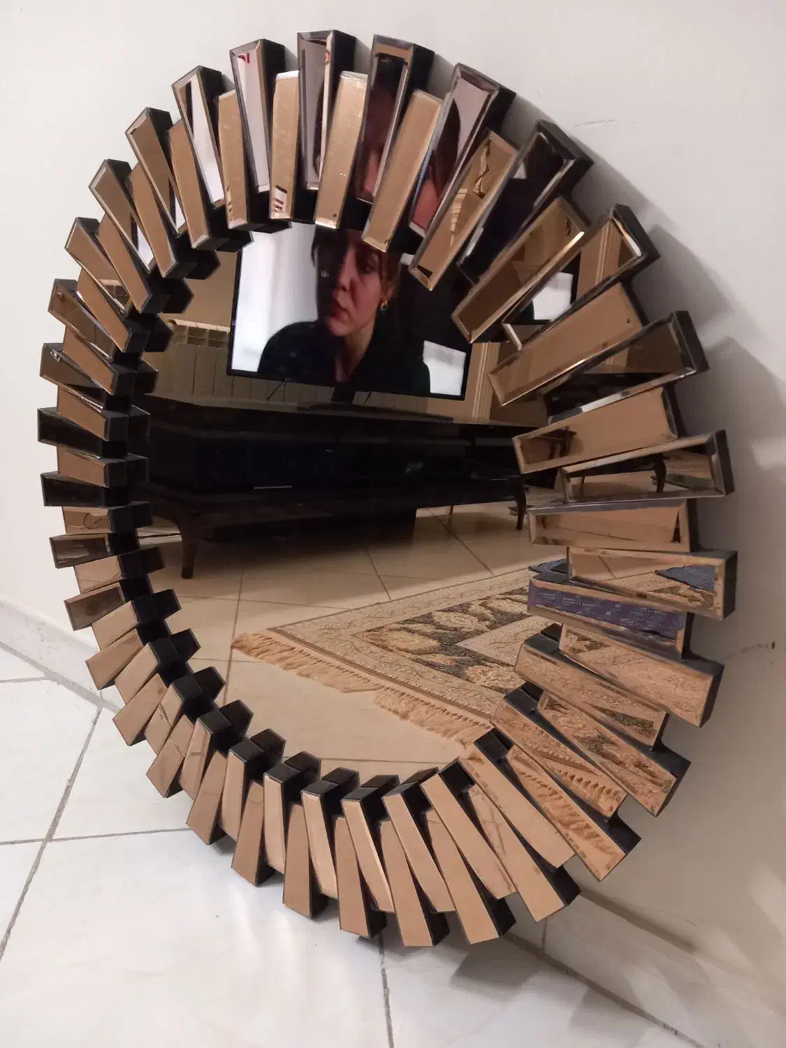 آینه تزینی|آینه|قزوین, |دیوار