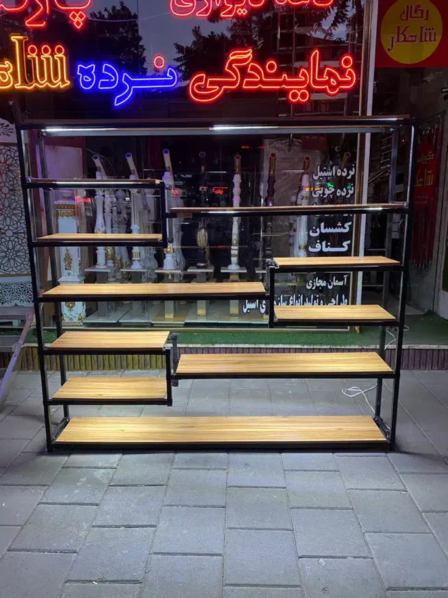 (کد۱۰۹)قفسه وسط ستون دار مقاوم و کاربردیو رگال دار|فروشگاه و مغازه|ارومیه, |دیوار