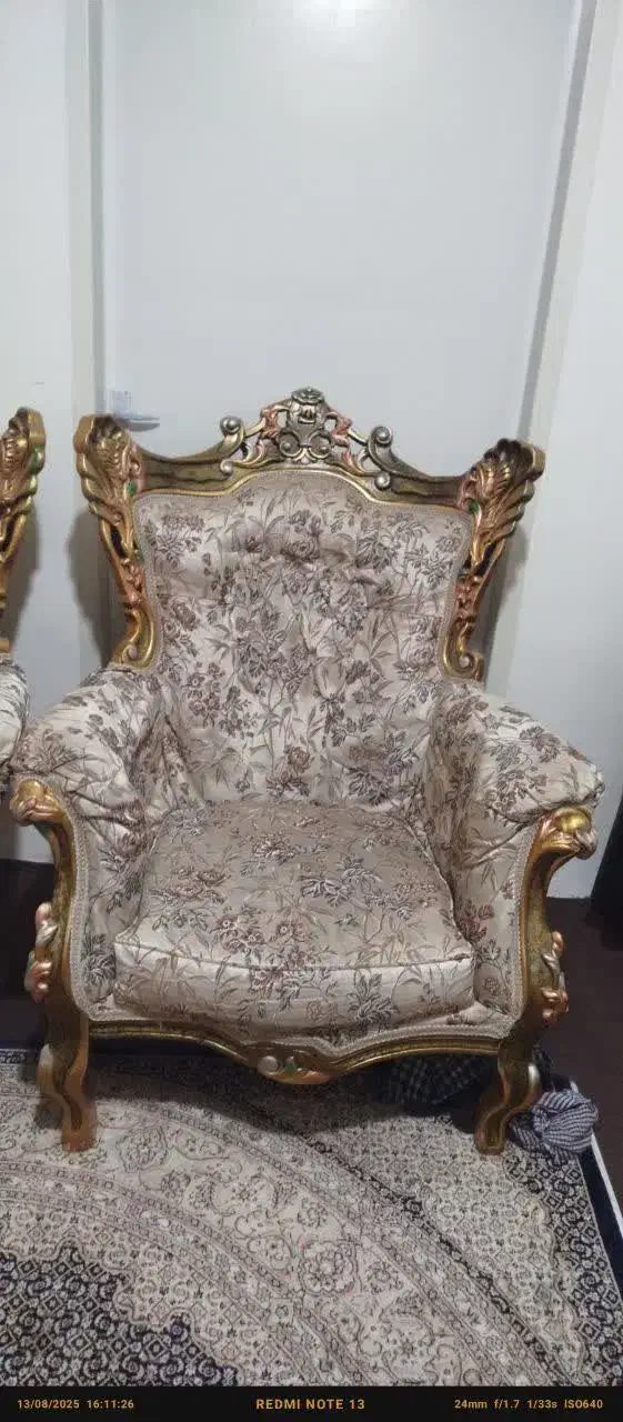 مبل سلطنتی و عسلی|مبلمان خانگی و میز عسلی|اسدآباد, |دیوار