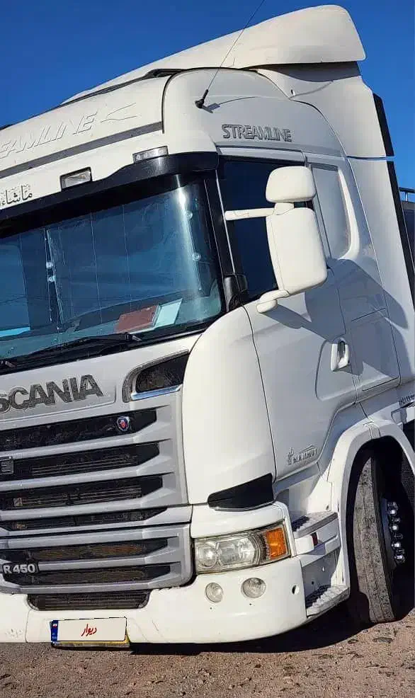 اسکانیا 450 مدل 1396 همراه با یخچال 99|خودرو سنگین|طرقبه, |دیوار