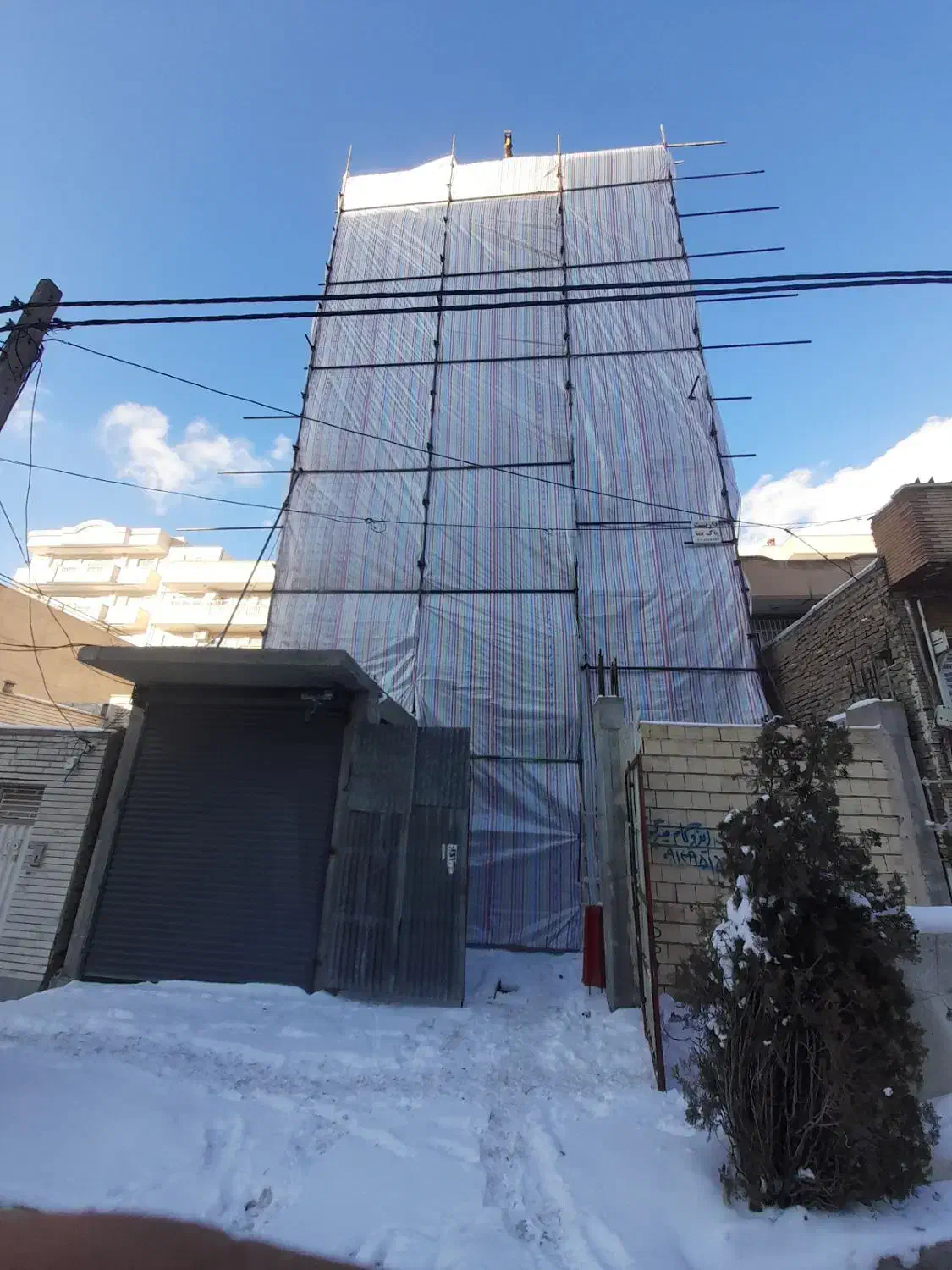 داربست فلزی پاک نما وپیچ رول پلاک کوبی نما|خدمات پیشه و مهارت|تبریز, |دیوار