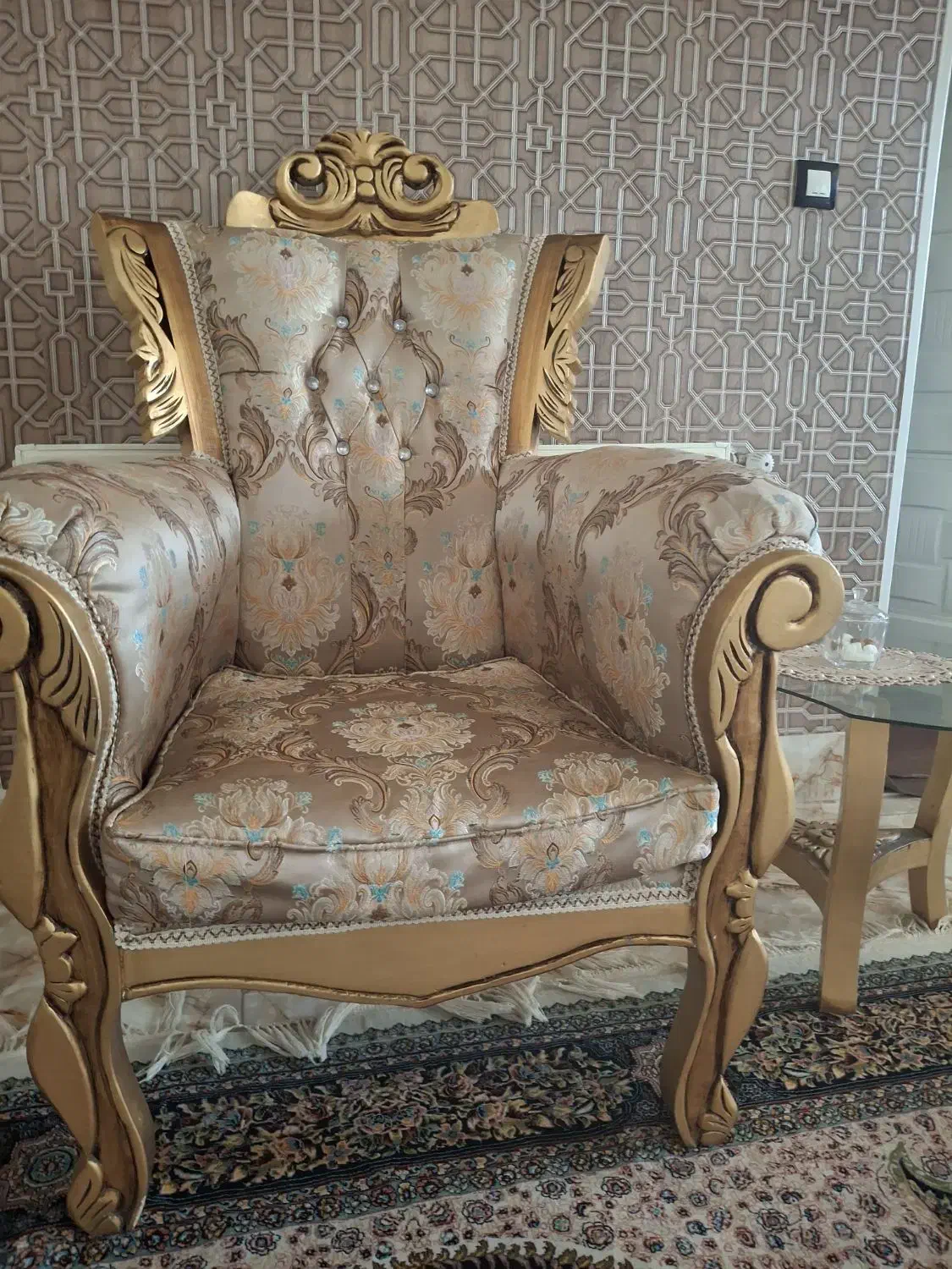 مبل هفت نفره|مبلمان خانگی و میز عسلی|خوی, |دیوار