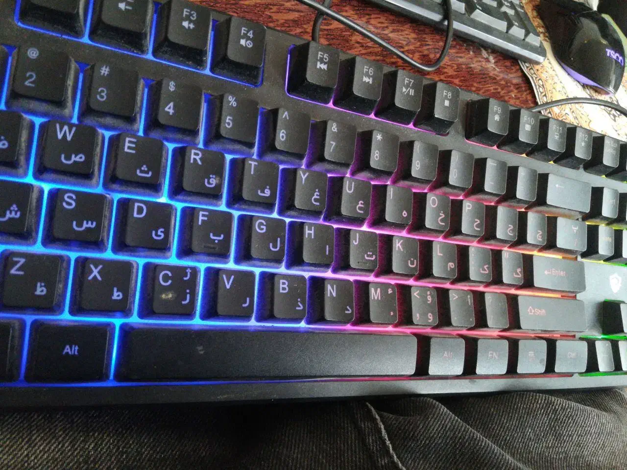 کیبورد rgb گیمینگ bgk2200|قطعات و لوازم جانبی رایانه|مرودشت, ژیان|دیوار