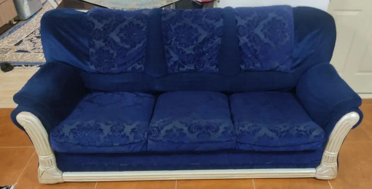 مبل راحتی ۷نفره|مبلمان خانگی و میز عسلی|کوچصفهان, |دیوار