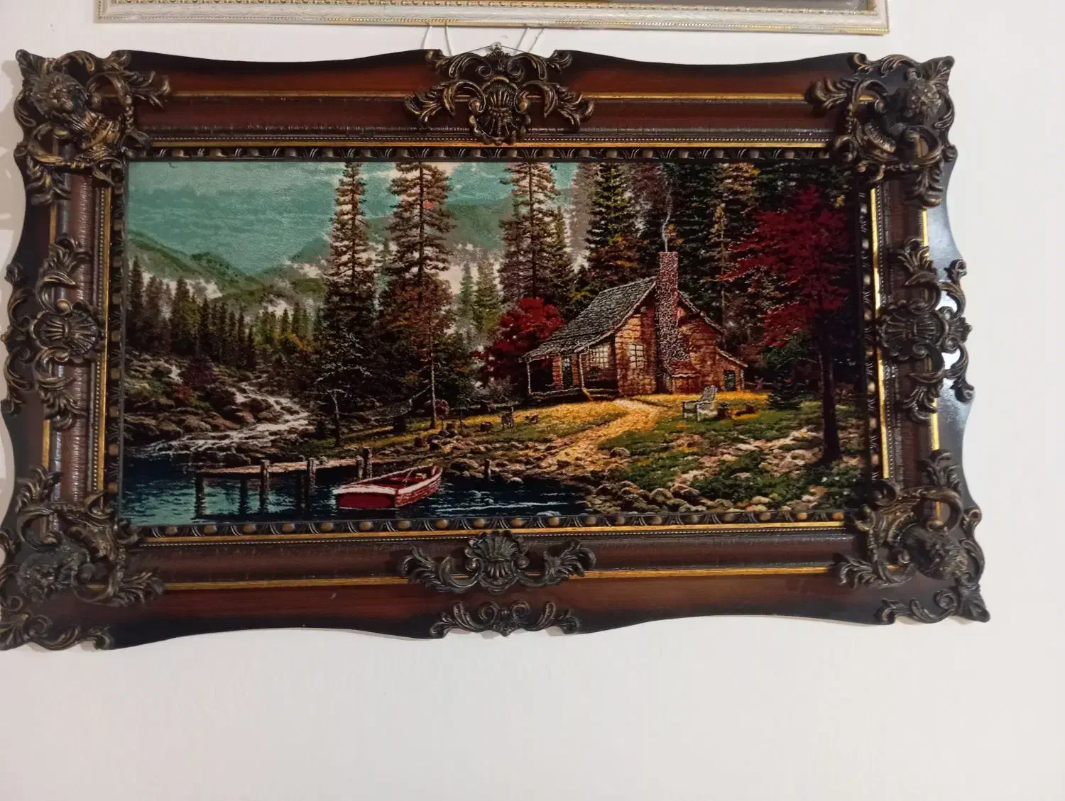 تابلو فرش تمیز نو نو بزرگ هم هست|تابلو فرش|سرخرود, |دیوار