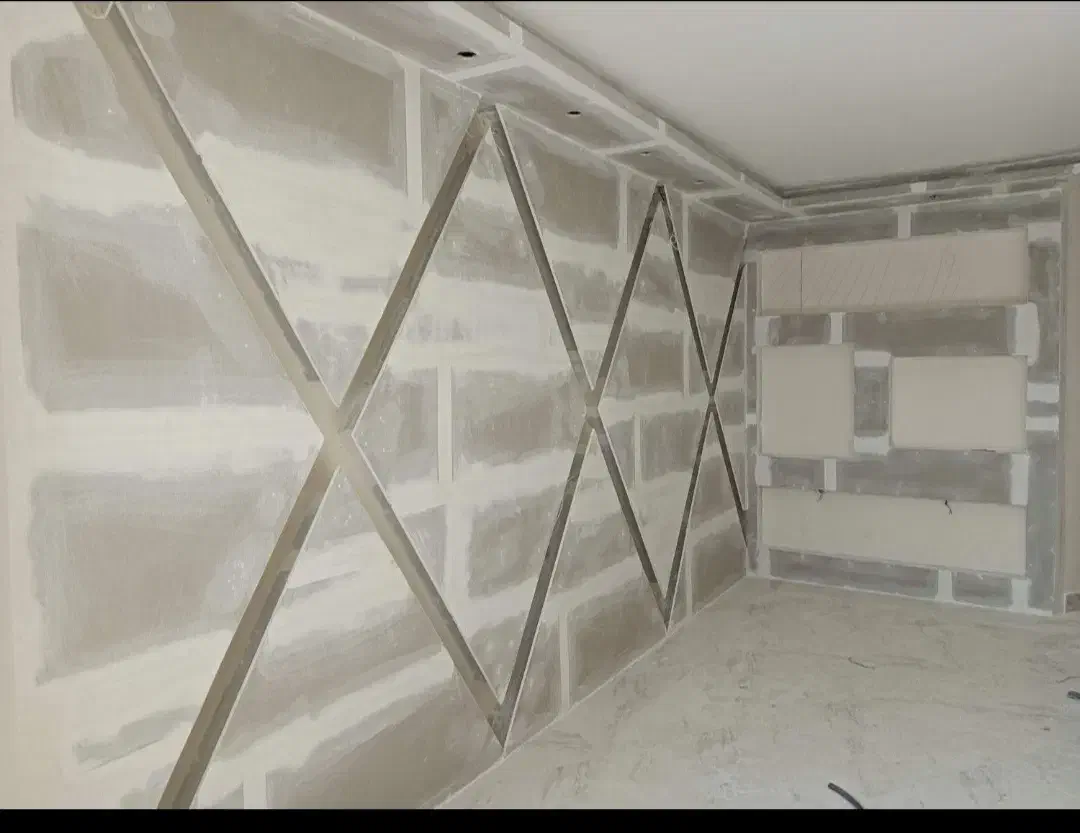 بتونه کناف و نقاشی ساختمان ورنگکاری|خدمات پیشه و مهارت|نیشابور, شهرک فرهنگیان|دیوار