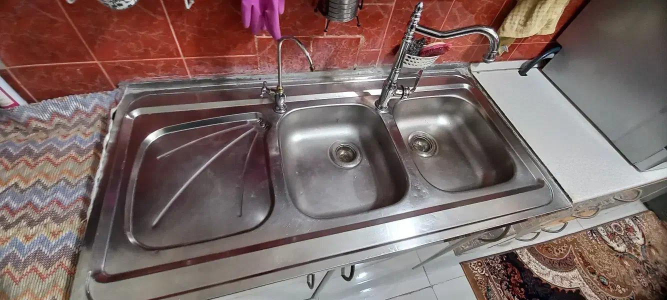 کابینت آشپزخانه mdf با سینک و آبچکون|مصالح و تجهیزات ساختمان|اسلام‌شهر, شهرک واوان|دیوار