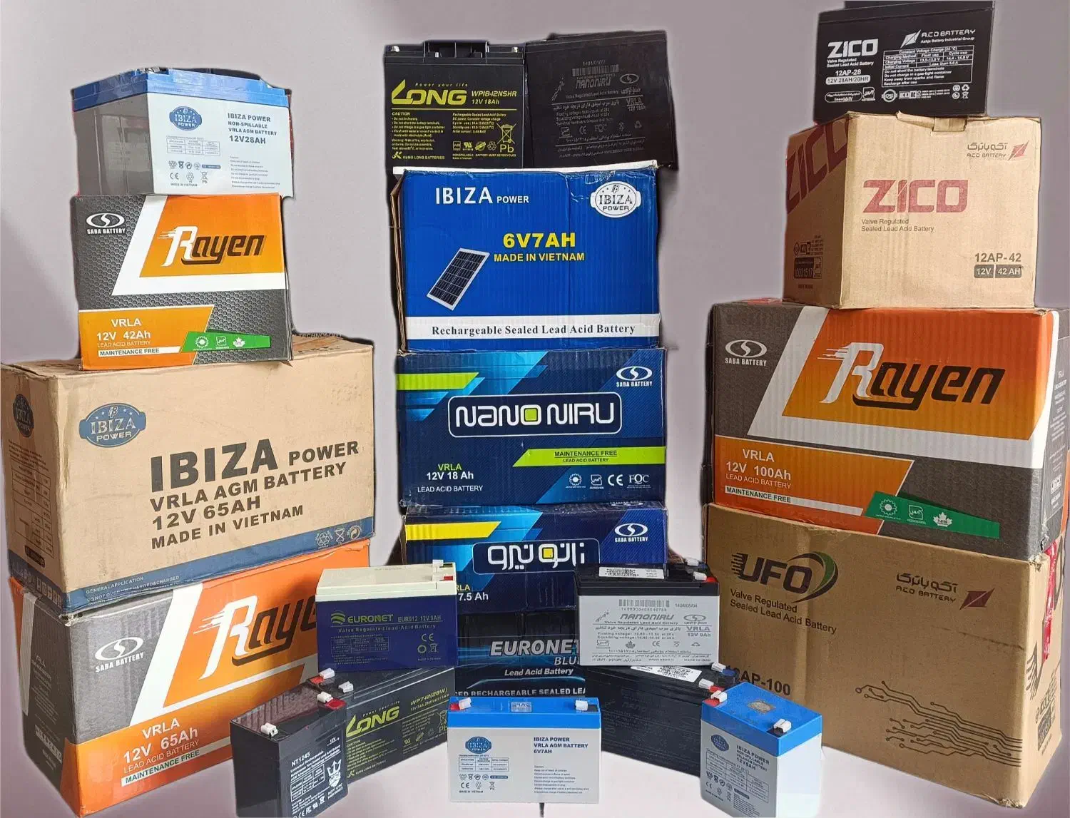 باتری UPS در آمپرها و برندهای مختلف (قیمت عالی)|قطعات و لوازم جانبی رایانه|مشهد, سید رضی|دیوار