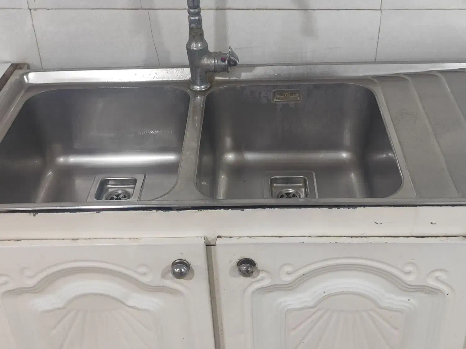 سینک با کابینت|آب‌چکان و نظم‌دهنده ظروف|بندر ماهشهر, |دیوار