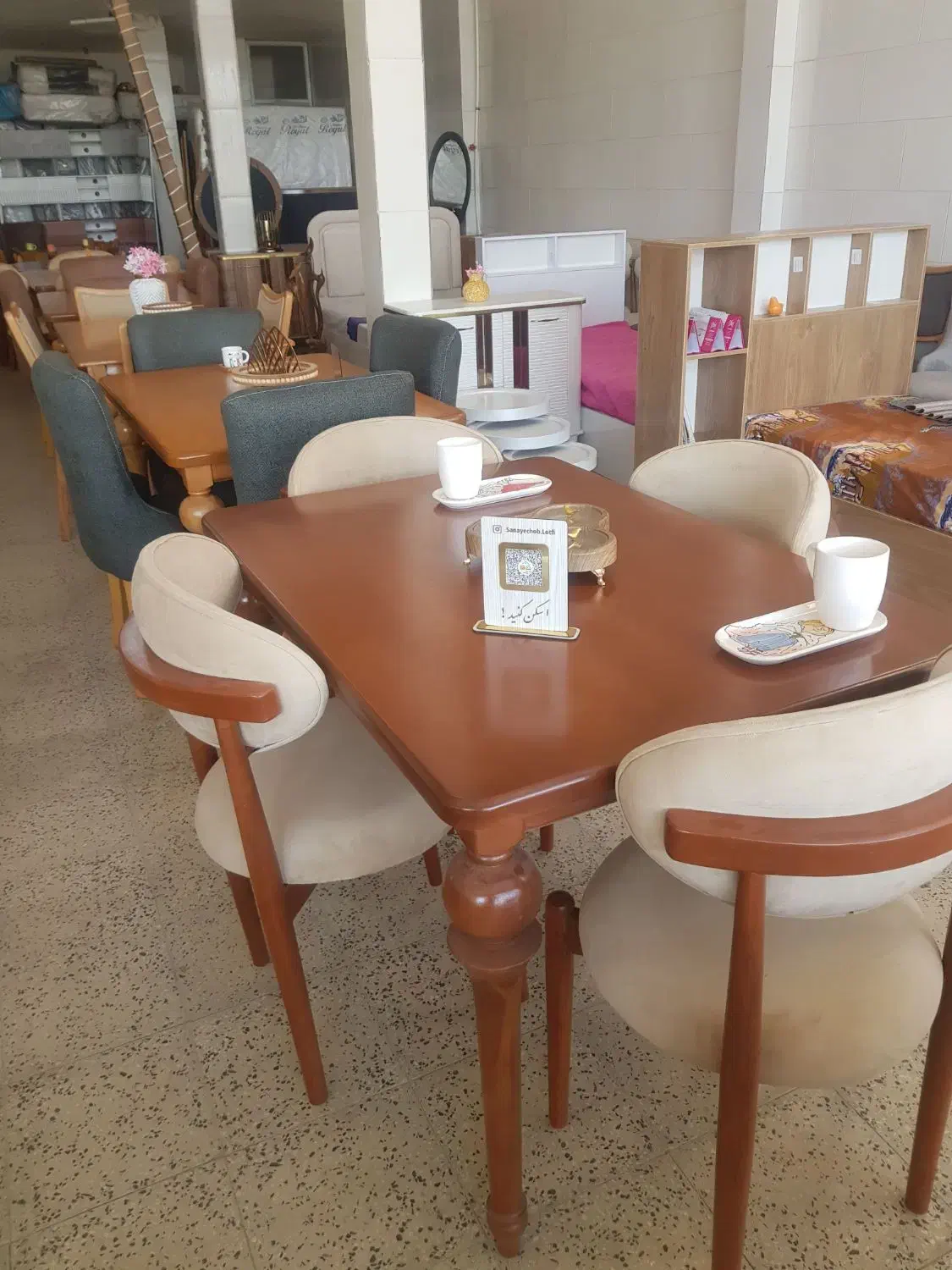 ست ۴ نفره مدل نوبل|میز و صندلی غذاخوری|سنندج, |دیوار