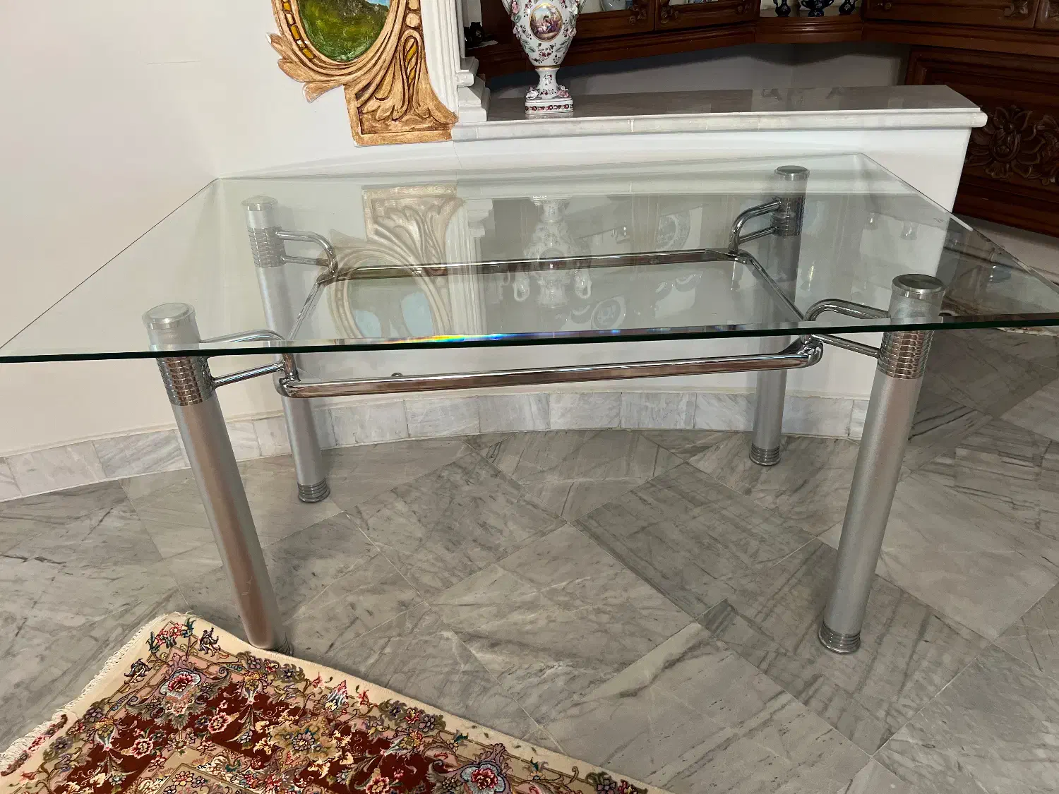 میز شیشه ای|میز و صندلی غذاخوری|مراغه, |دیوار