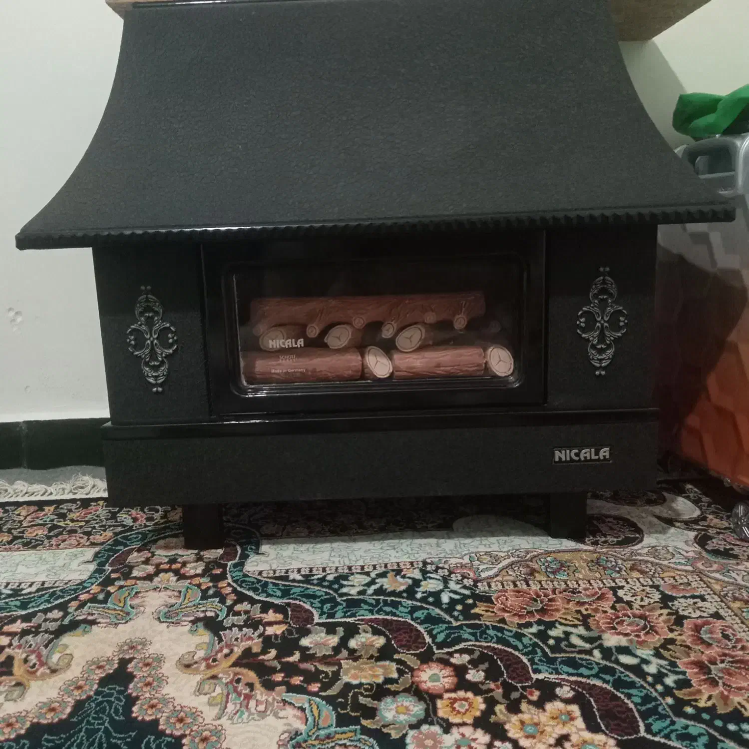 بخاری شومینه ای نو خیلی کم کار کرده|بخاری، هیتر، شومینه|شوشتر, |دیوار