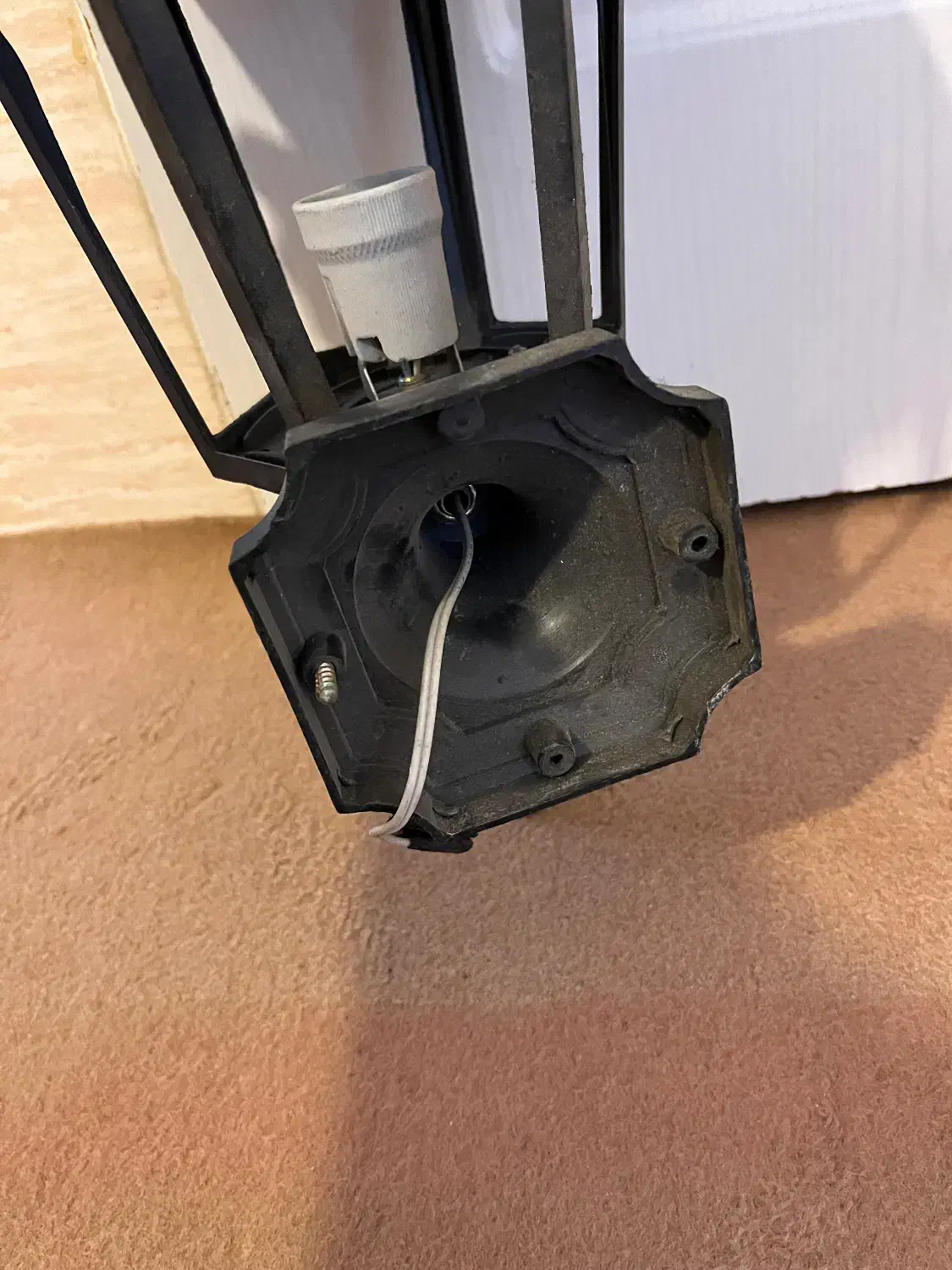 چراغ دیواری رومی حیاطی باغی پارکی پلاستیکی|لامپ و چراغ|رشت, آب و برق|دیوار