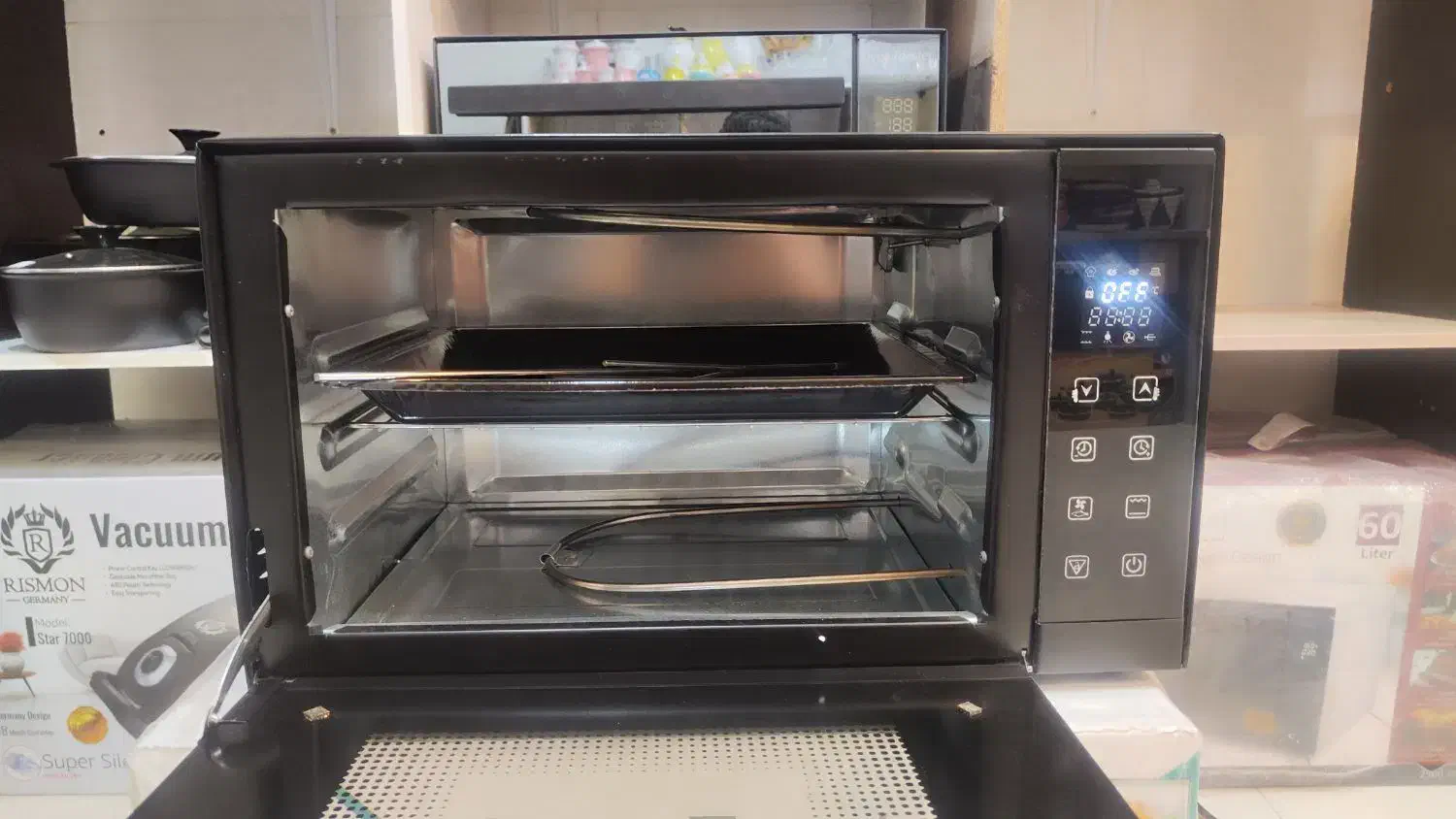 آون توستر لمسی دستیلوکس|اجاق گاز و لوازم برقی پخت‌وپز|گرمدره, |دیوار