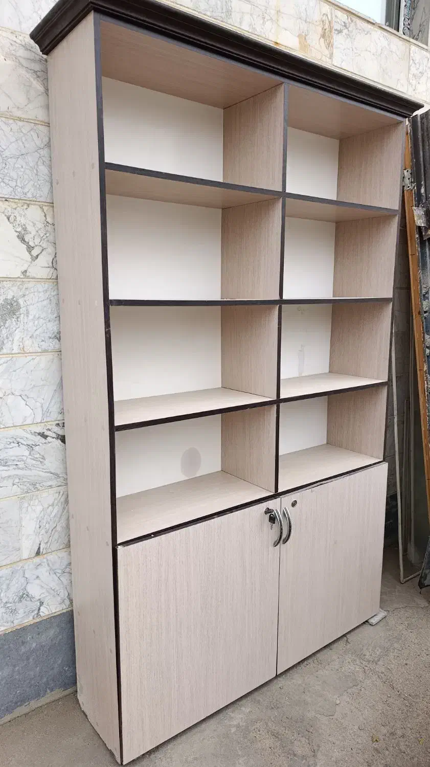 کتابخانه/قفسه|کتابخانه، شلف، قفسه‌های دیواری|صائین قلعه, |دیوار