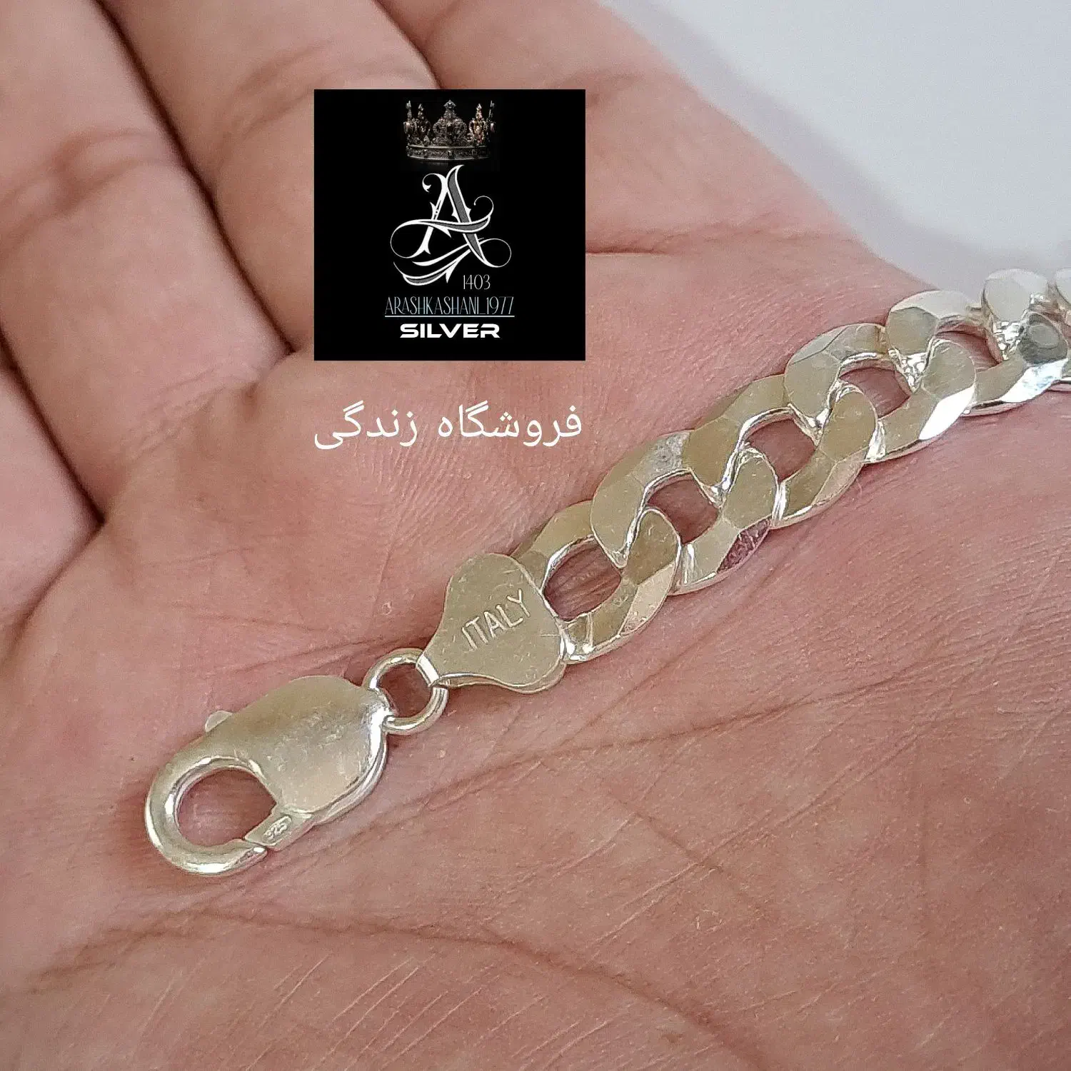 دستبند نقره 27.5gr ساخت Italy|جواهرات|تهران, باغ فیض|دیوار