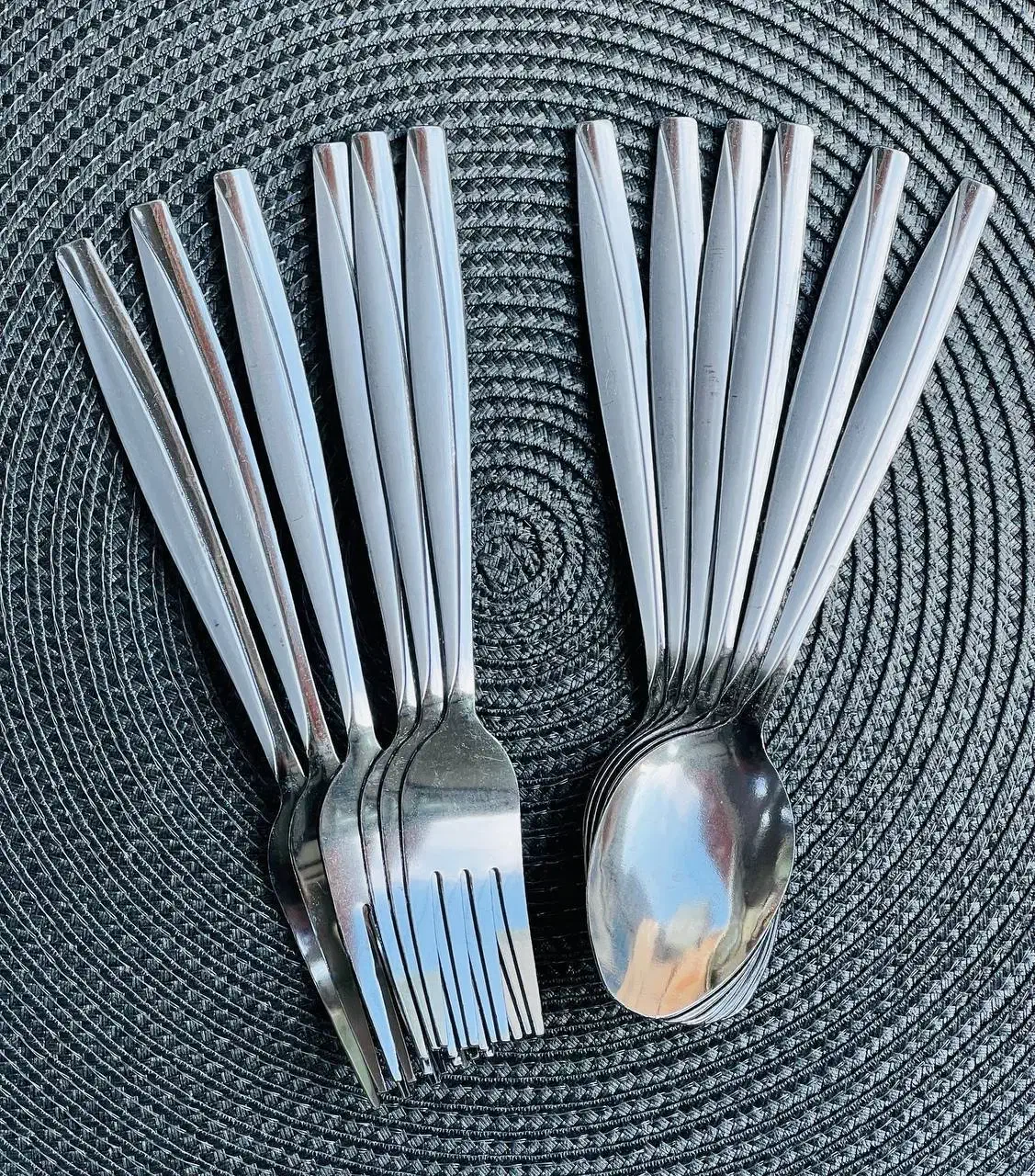 قاشق و چنگال طرح ماینز یونیک|ظروف سرو و پذیرایی|اهر, |دیوار