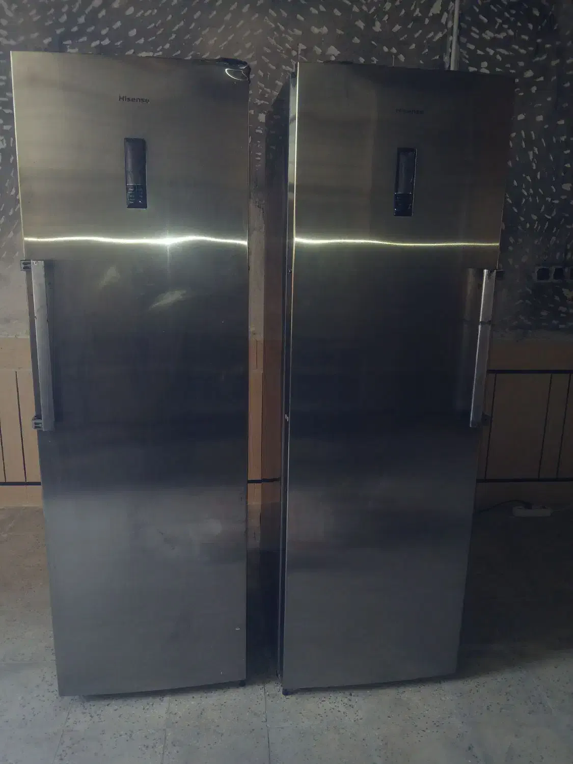 یخجال و فریزر دوقلو هایسنس اصلی سیلور قیمت توافقی|یخچال و فریزر|شوش, |دیوار